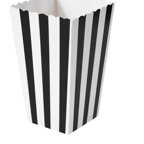 

옷 Dus popcorn/12pcs/paper box/garis/stipe/pesta