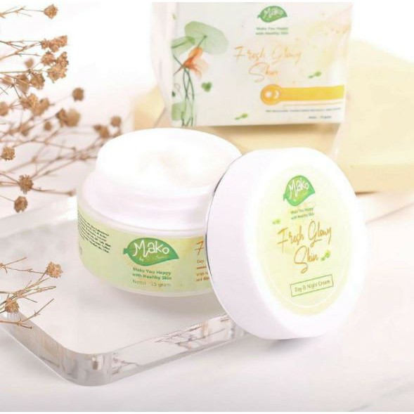 [READY] MAKO BY SERIS FRESH GLOW SLEEPING MASK DAY AND NIGHT CREAM SERUM NIGHTCREAM SLEEPINGMASK