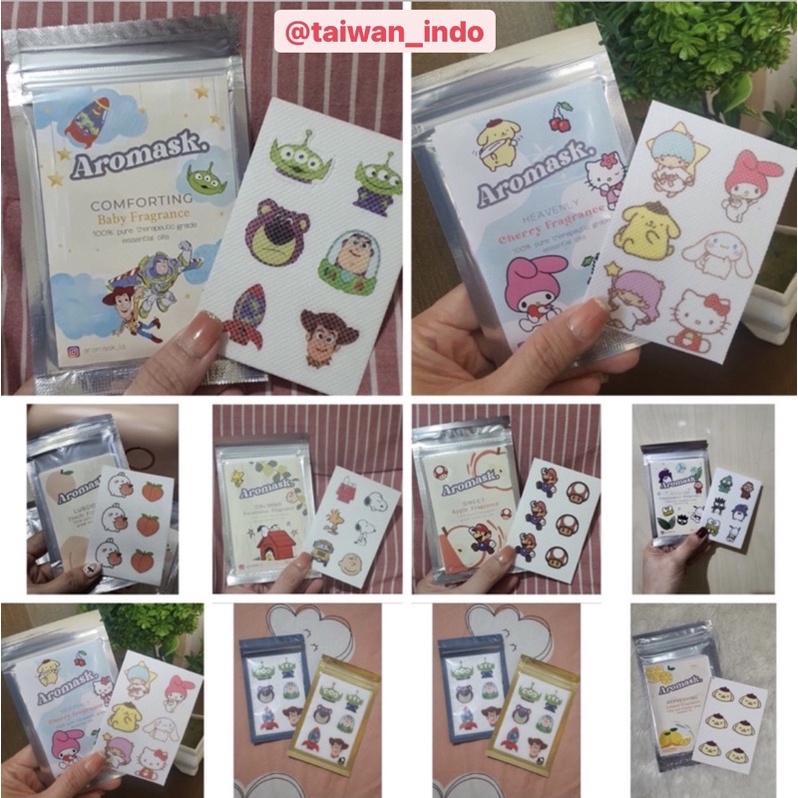 Aromask Sticker Masker Aroma Patch Freshcare Eucalyptus Patch Gietin