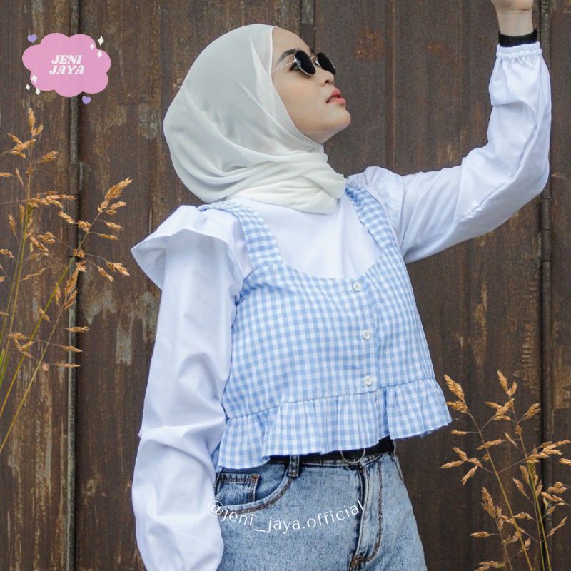 TANKTOP HALAL / TANKTOP ISLAMI / TANKTOP BELIA / TANKTOP TARTAN