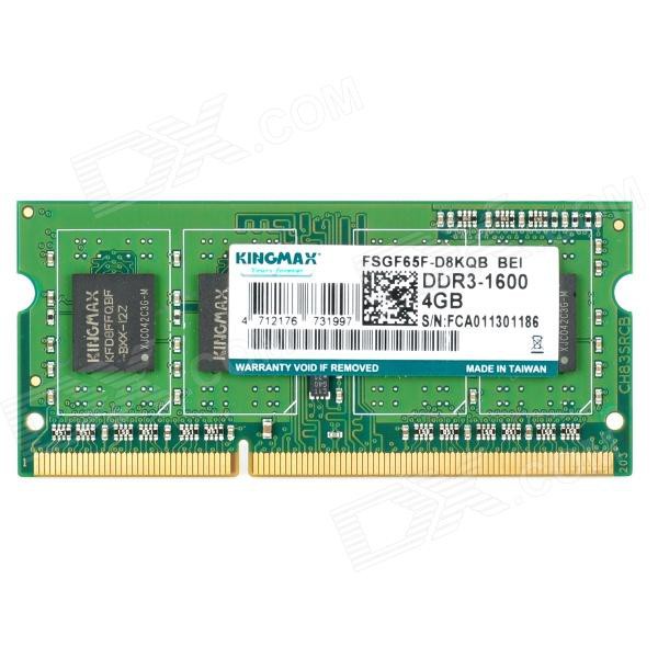 Memory RAM Laptop KINGMAX DDR3 4GB 4 GB DDR3-1600 SODIMM