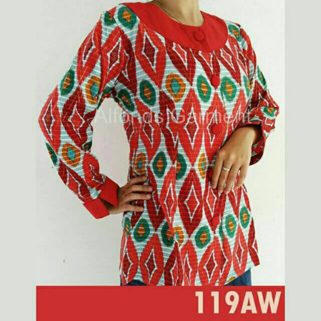 Blouse Batik Wanita, Batik Keraton 119AW