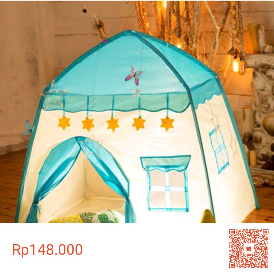 TENDA FLOWER CASTEL (BIRU)