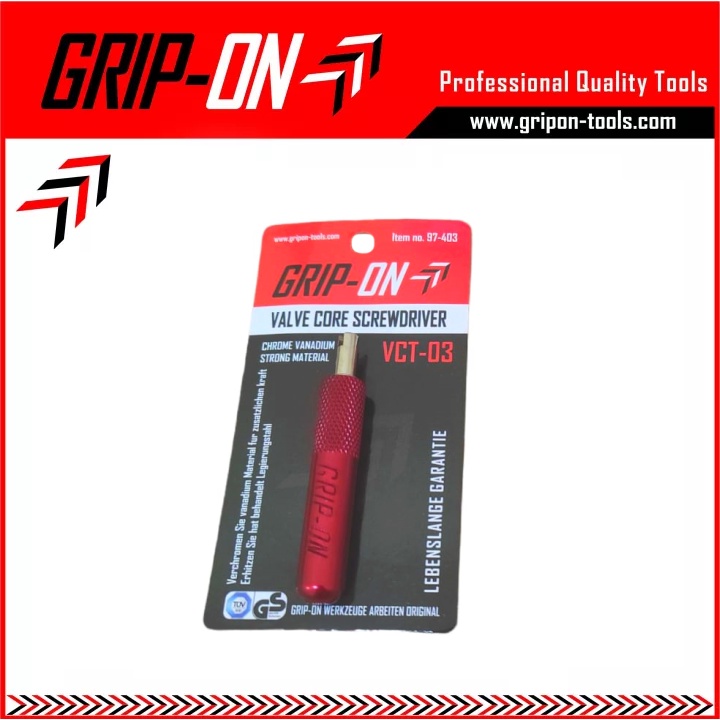 Grip On Kunci Pembuka Pentil Multifungsi Ban Motor Mobil Sepeda Valve Core Screwdriver Mobil Sepeda VCT-03