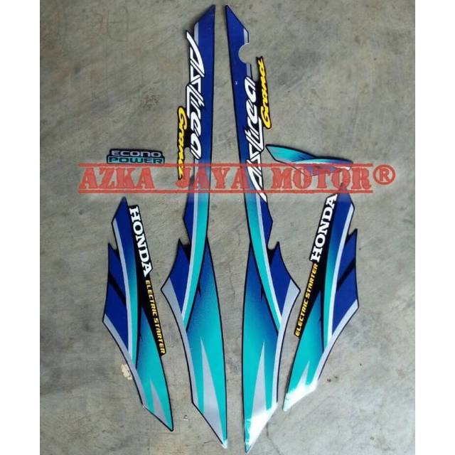 Striping / Sticker Honda Astrea Grand Biru
