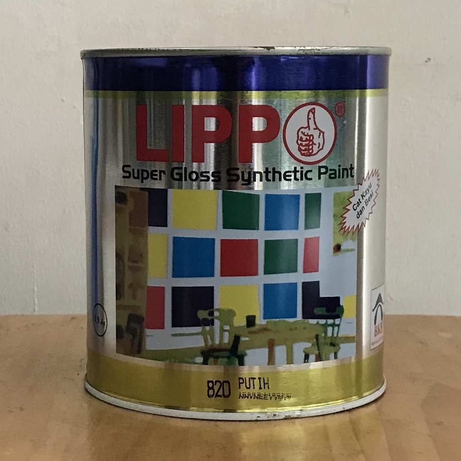 Cat Kayu dan Besi Lippo Paint (Putih) 1 Kg