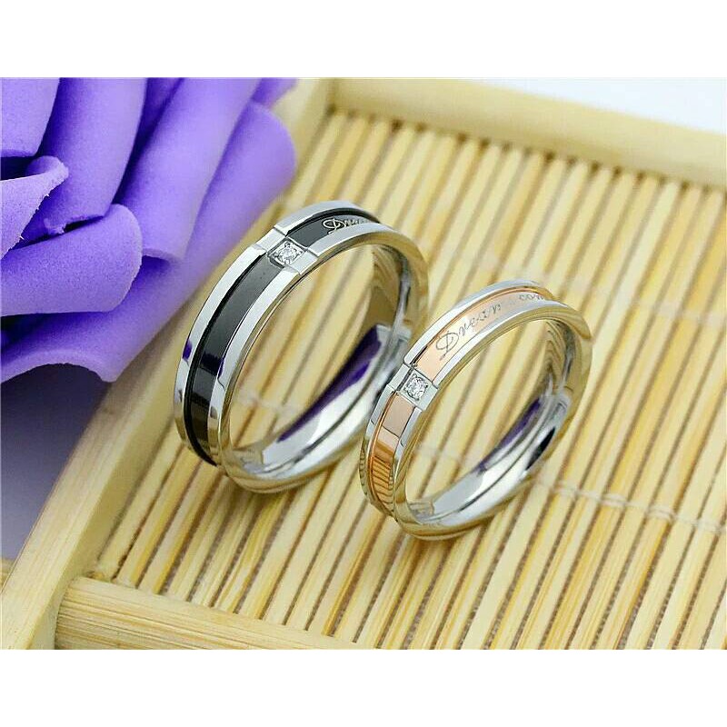 Cincin Couple Titanium / Cincin Couple Tunangan