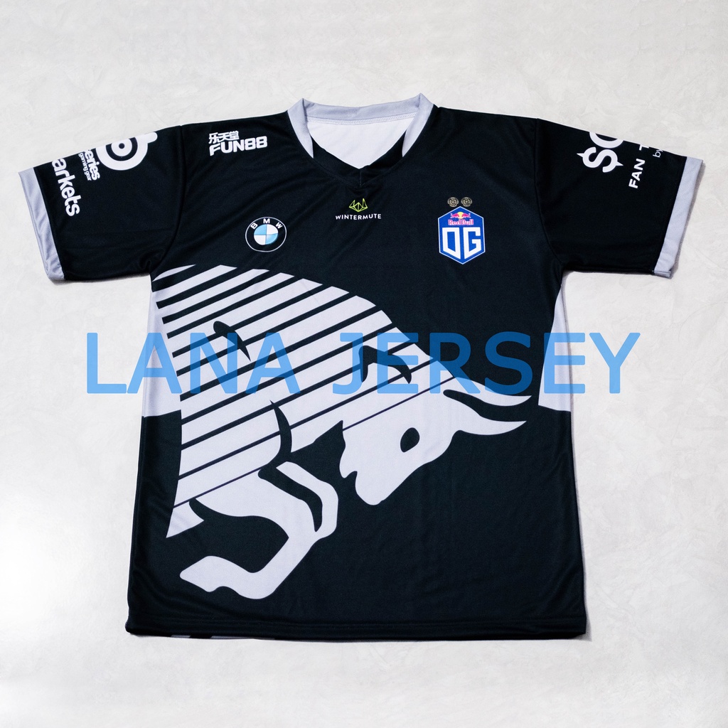 Jersey Gaming Team OG Dota 2 New Baju Kaos game Dota 2 ( free nickname)