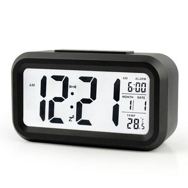 JMW1 Jam Meja Weker Digital Alarm Clock LED Table Clock Smart Alarm