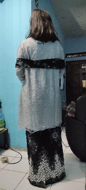 Maura Couple - Sania Ruffle Batik Couple Ori Ndoro Jowi Dnt Garansi Termurah Shopee- Selendang Pagar