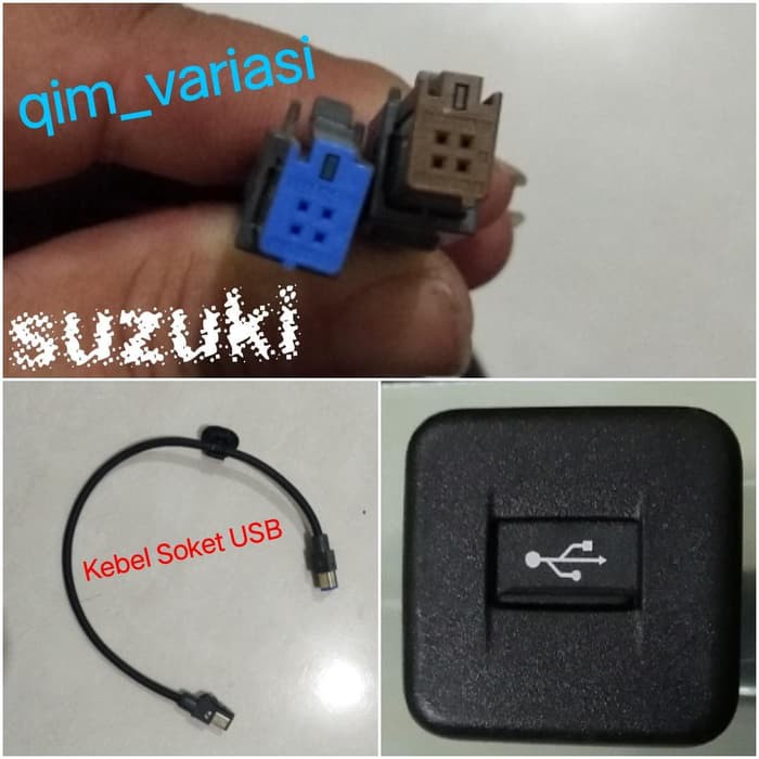 Kabel Soket USB Suzuki Ertiga New Swift