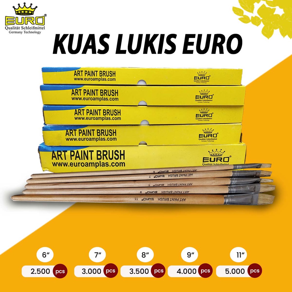 Kuas Lukis art paint brush cat air kuas tangan kuas gambar murah kecil jakarta cod