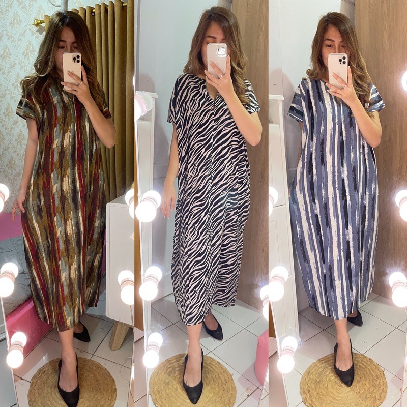 GROSIR Daster rayon /baju tidur /baju santai kekinian sematakaki daster murah daster rayon viscose