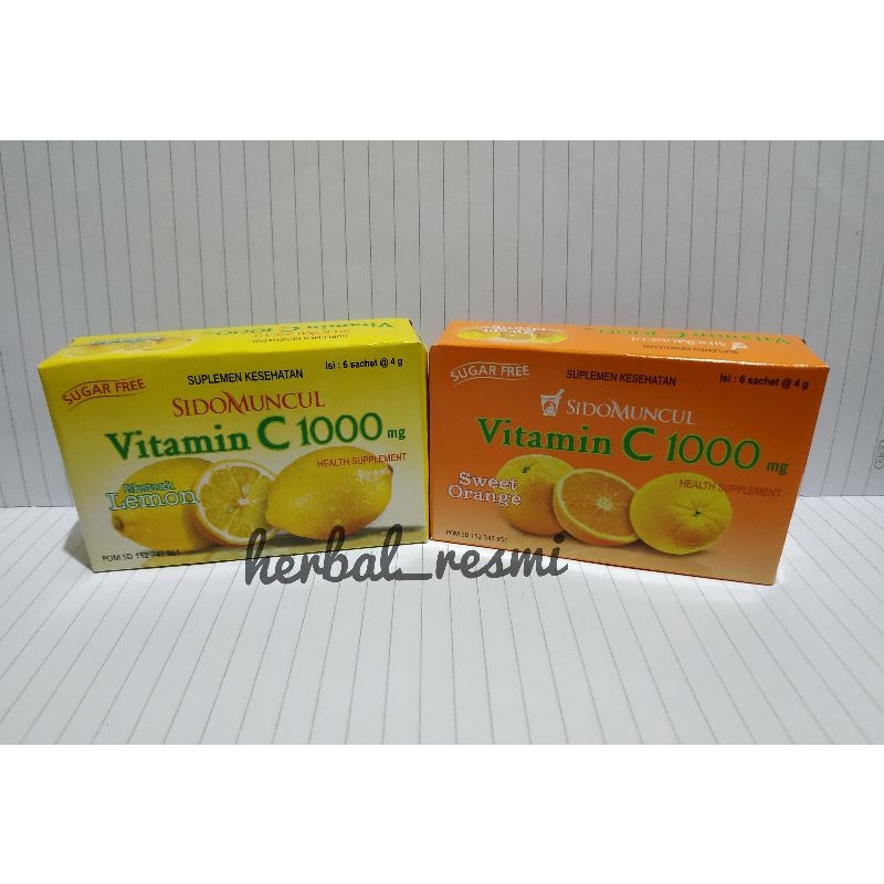 VITAMIN C 1000 mg - SIDOMUNCUL