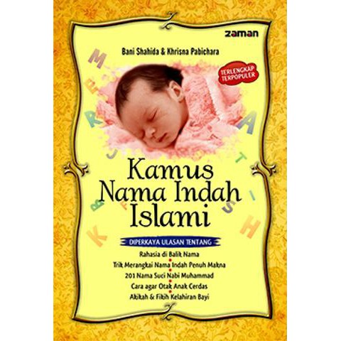 Buku Kamus Nama Indah Islami Nama Islam Anak Bayi Putra Putri