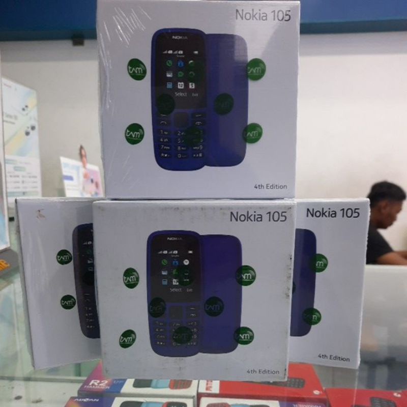 hp Nokia 105 150 2021 candybar dual SIM gsm  garansi resmi nokia 1 tahun wraping plastik Tam-1