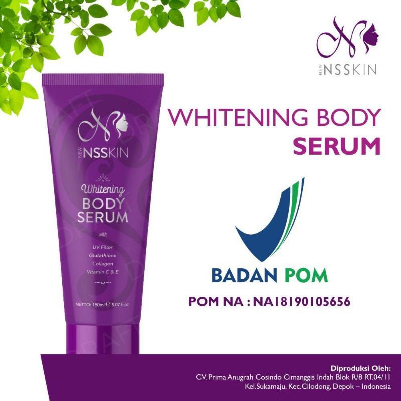 Whitening Body Serum New Ns Skin Ns Skincare