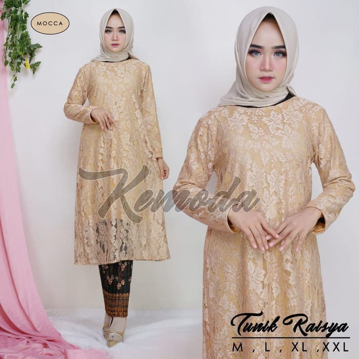 Atasan Kebaya Brukat Tunik Muslimah Kebaya