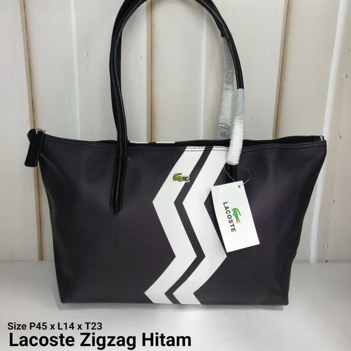 GROSIR 0551 Tas/Totebag Lacoste Motif Harga Grosir TAS SELEMPANG