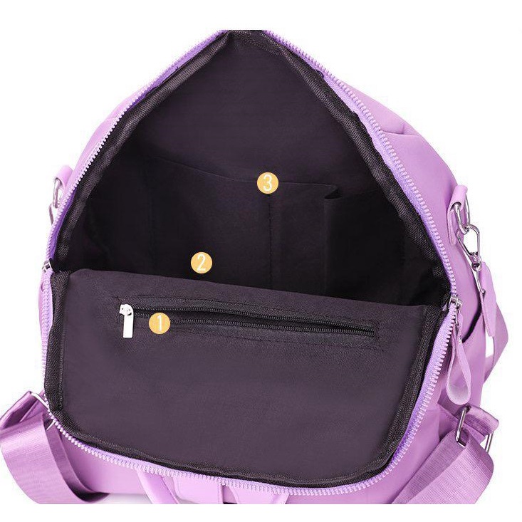 BJ16082 - BEIGE/BLACK/GREEN/PURPLE - TAS RANSEL BACKPACK PUNGGUNG SALE WANITA FASHION IMPORT MODIS ELEGAN TERMURAH TERLARIS TERBARU BAGSTORE JAKARTA TAS BATAM EL6082 3912 LT1993 ZC2001