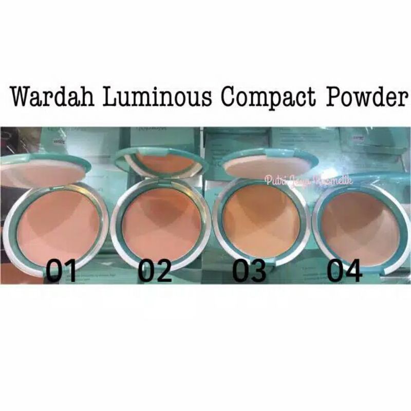 BEDAK WARDAH / LUMINOUS COMPACT POWDER / WARDAH COMPACT POWDER