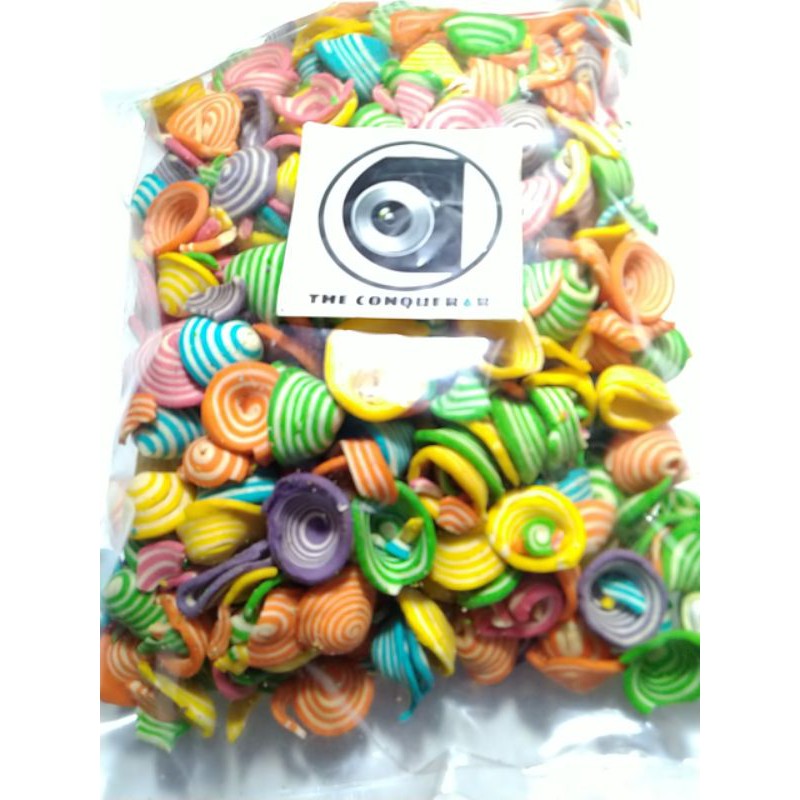

Kuping Gajah Mini Warna Warni Pelangi 500gram