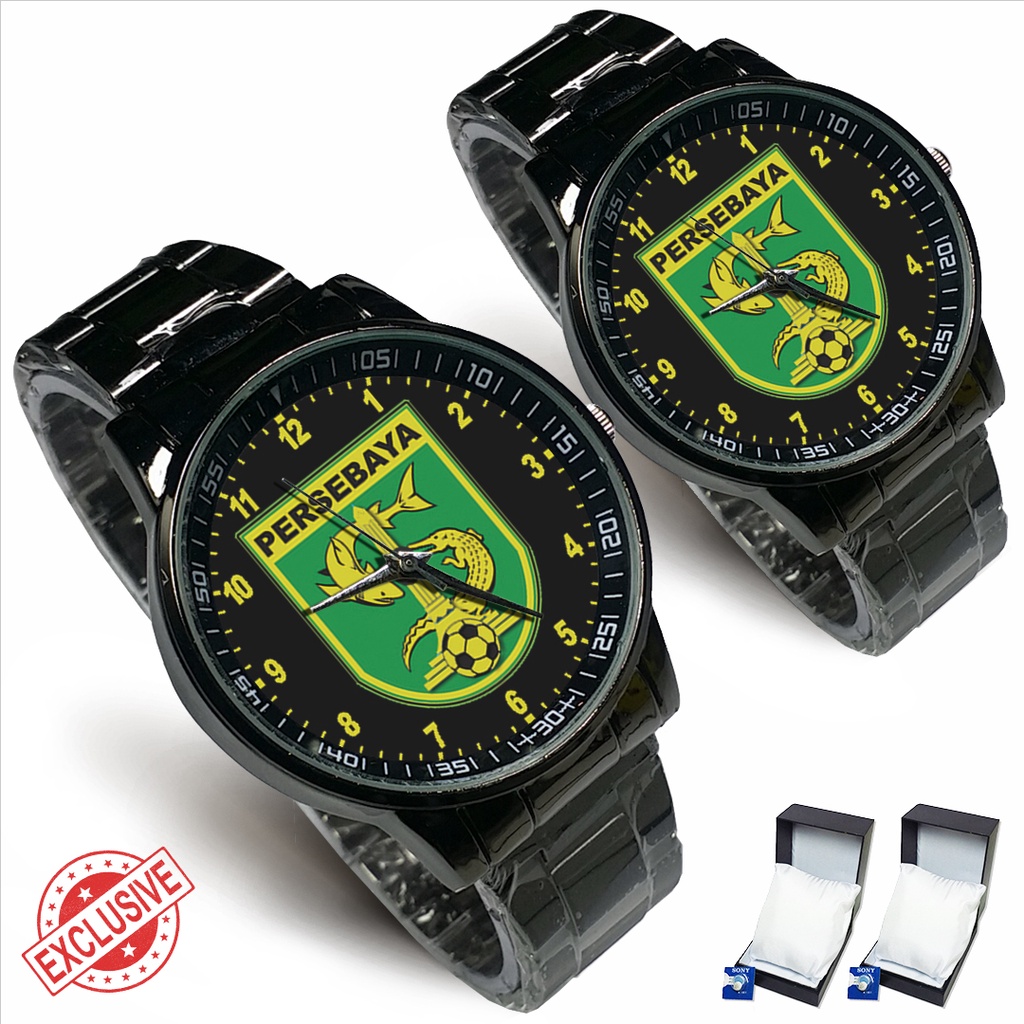 Jam Tangan Rantai Couple SURABAYA PERSEBAYA (Special)