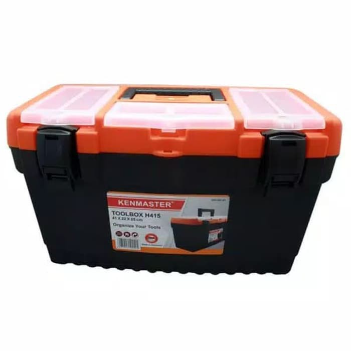 Kenmaster Tool Box Besar Tempat Tool Kit Box Perkakas H 415