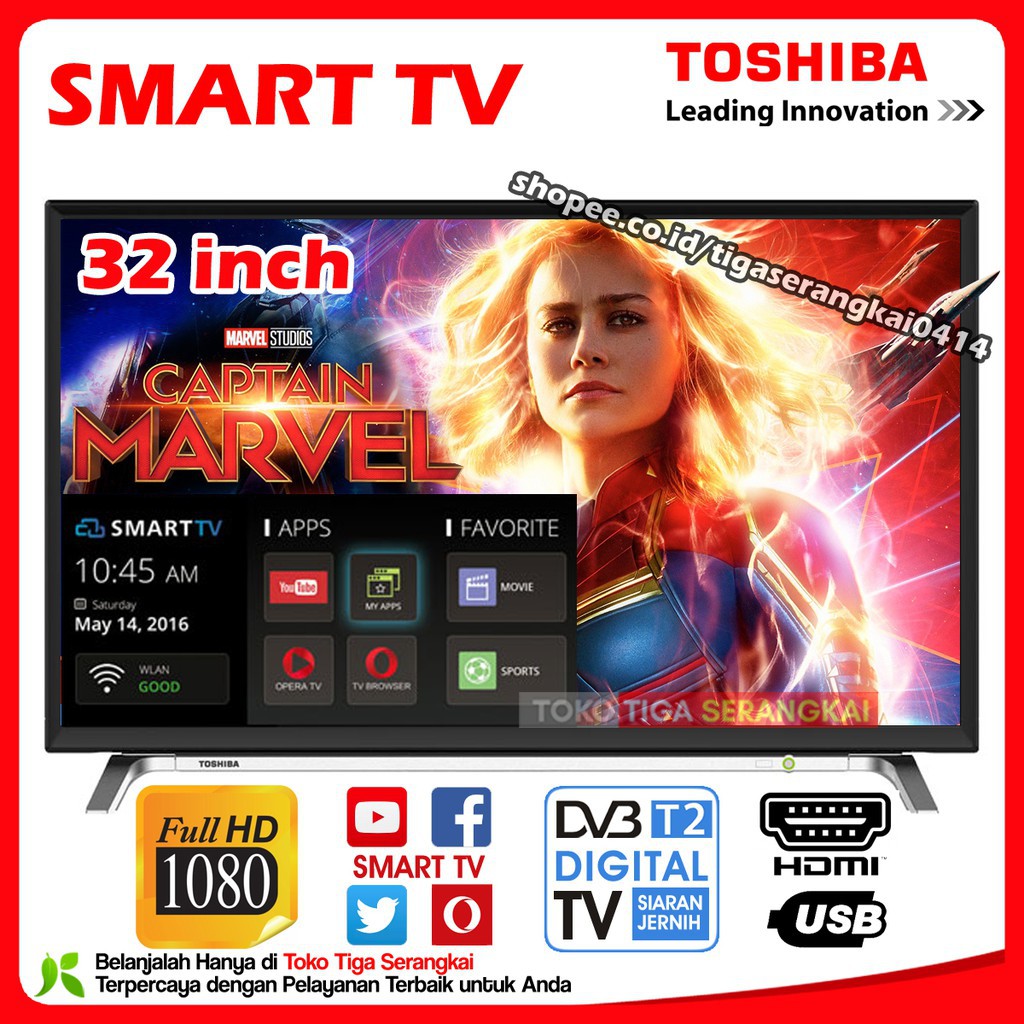Toshiba LED Smart TV 32 Inch 32L5650