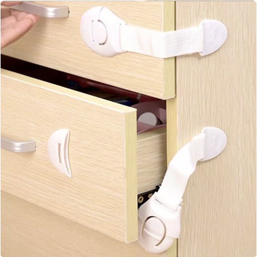 HIPPO LAND Baby Safety Lock Drawer / Pengaman Laci, Lemari, Meja Bayi / Tali Penahan Pengunci 36