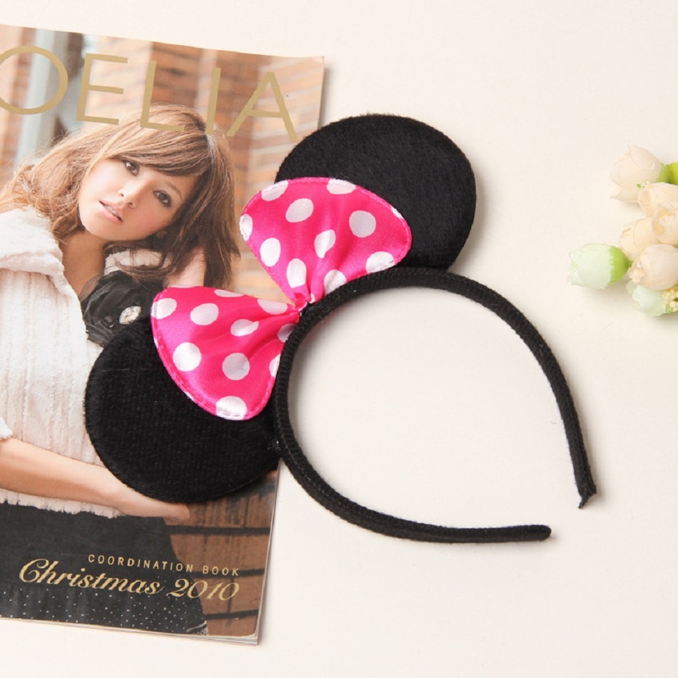 Bandana Motif Bando Korea Fashion Wanita Aksesoris Ikat kepala mickey lucu