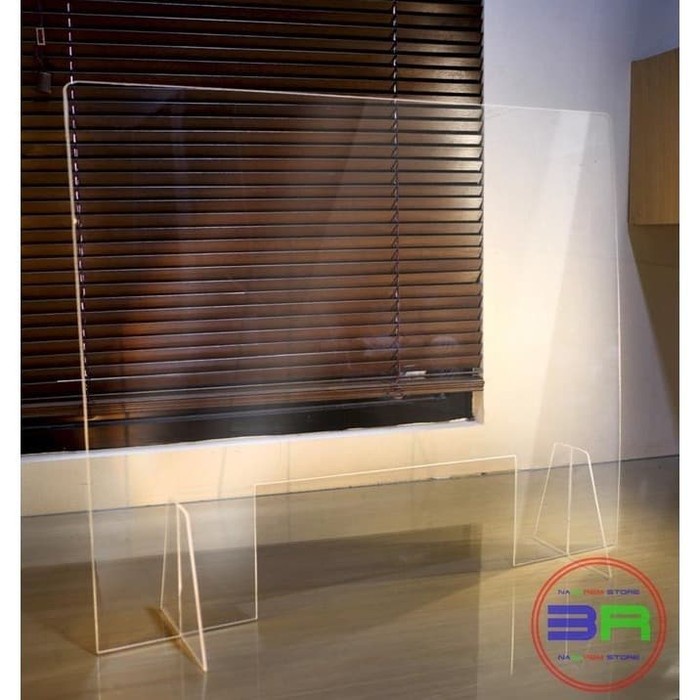 

PARTISI/SEKAT MEJA AKRILIK ANTI DROPLET 80x60CM KOKOH