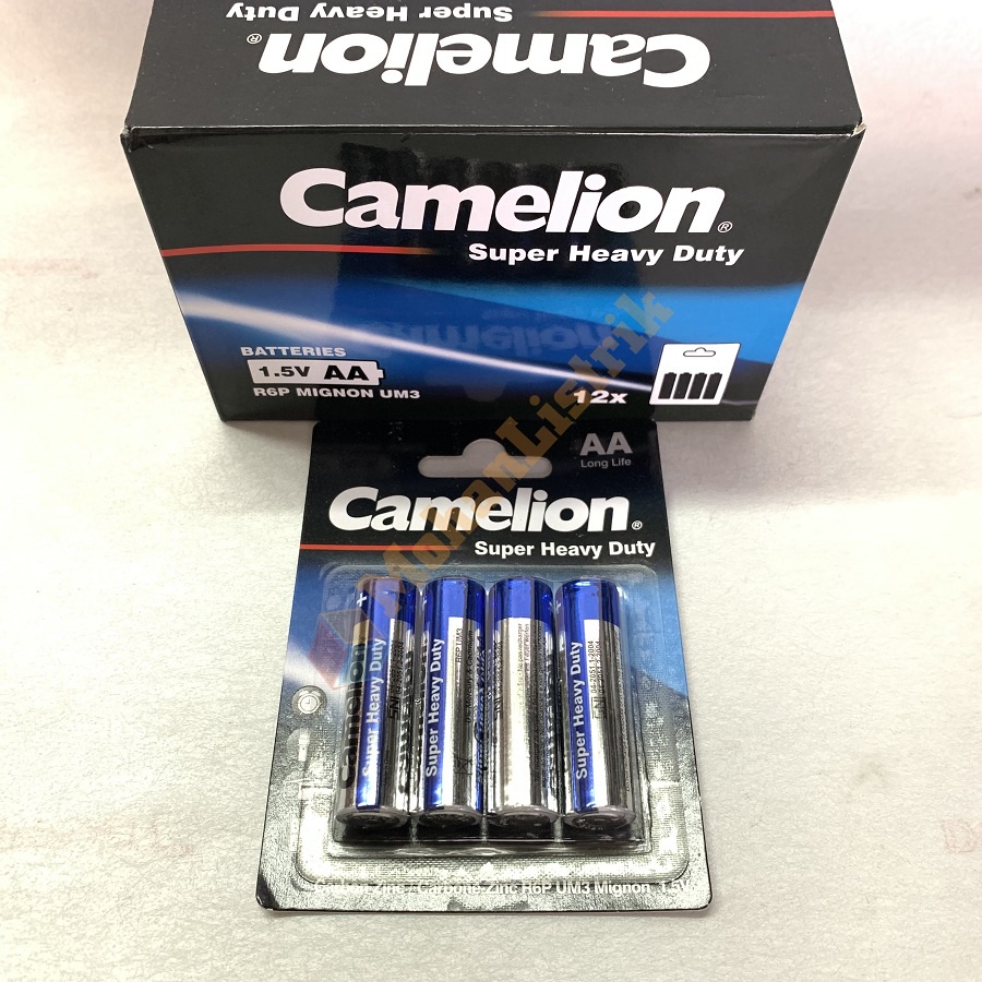 Baterai Battery Batre Batere Camelion A2 AA Super Heavy Duty R6P-1.5V