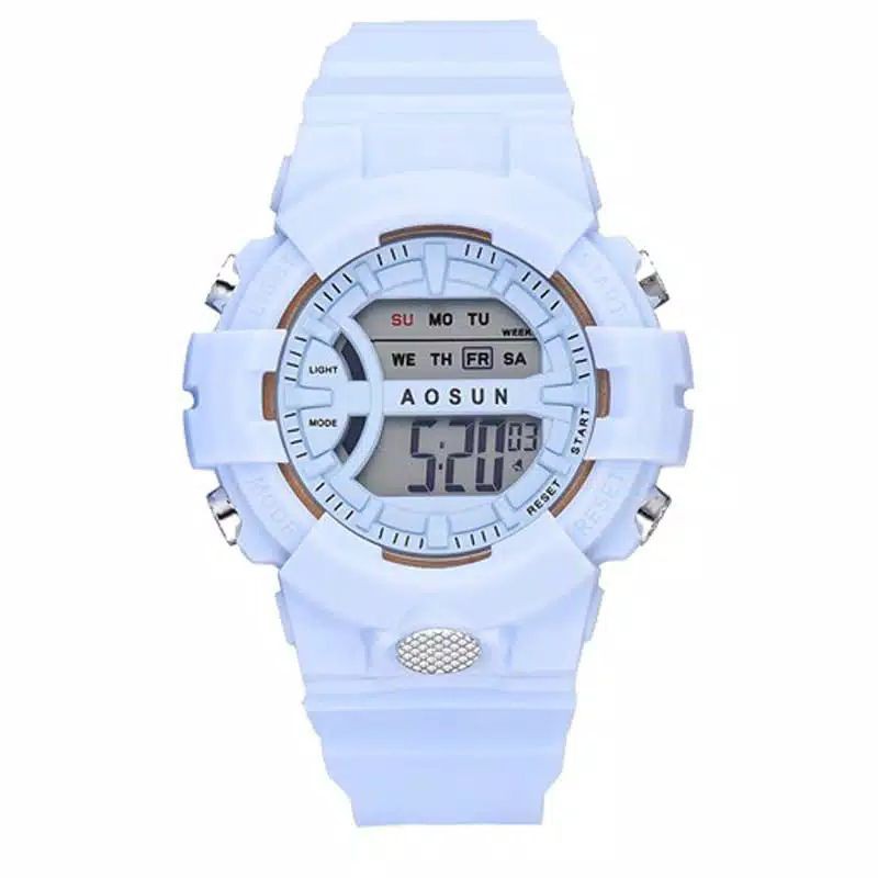 (Terima Cod)Jam Tangan Wanita Digital 511 AOSUN Strap Rubber(Dikirim Jakarta)