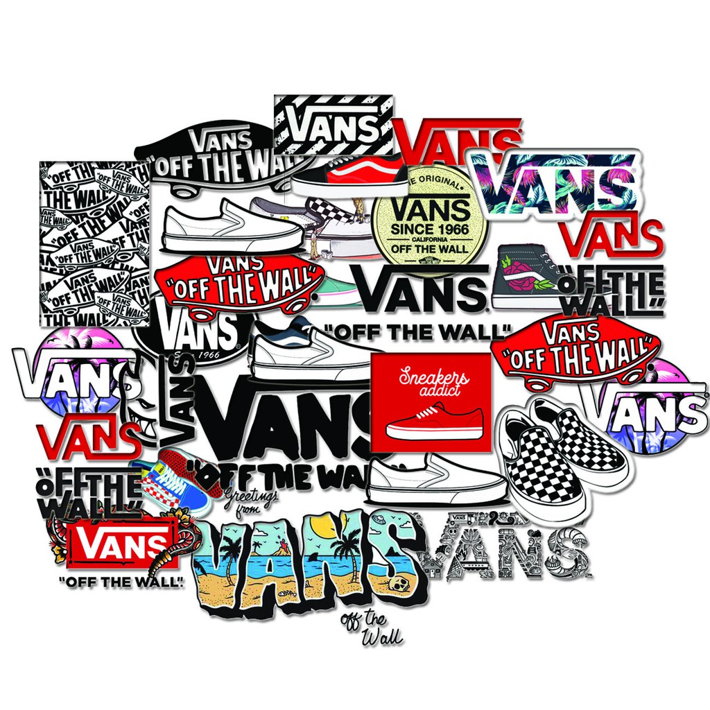

50pcs STICKER PACK VANS| STICKER TUMBLR LAPTOP HP | STICKER KOPER HELM