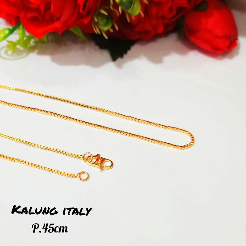 New! Kalung Dewasa permata Liontin tetes air elegan menawan Gold&amp;Silver Anti karat