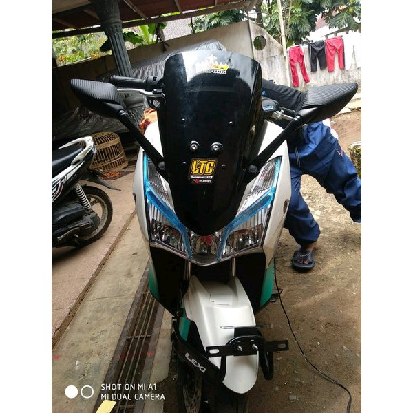 Spion Sepion R25 Panjang Karbon Spion R 25 Carbon Aksesoris Variasi Motor Nmax LEXI PCX Aerox