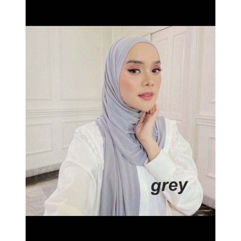 RESTOCK Lav Instan Vanilla Hijab Grey
