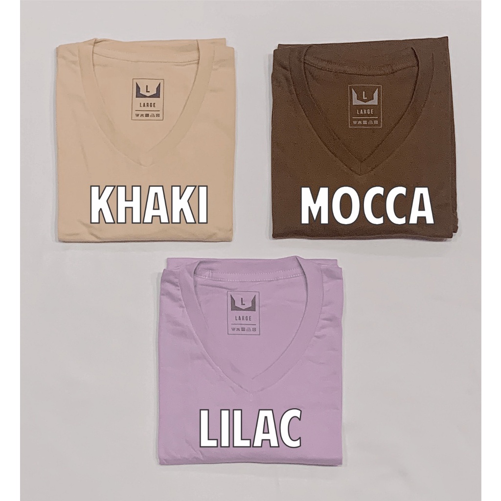 KAOS POLOS VNECK LENGAN PENDEK COTTON COMBED 30S-5