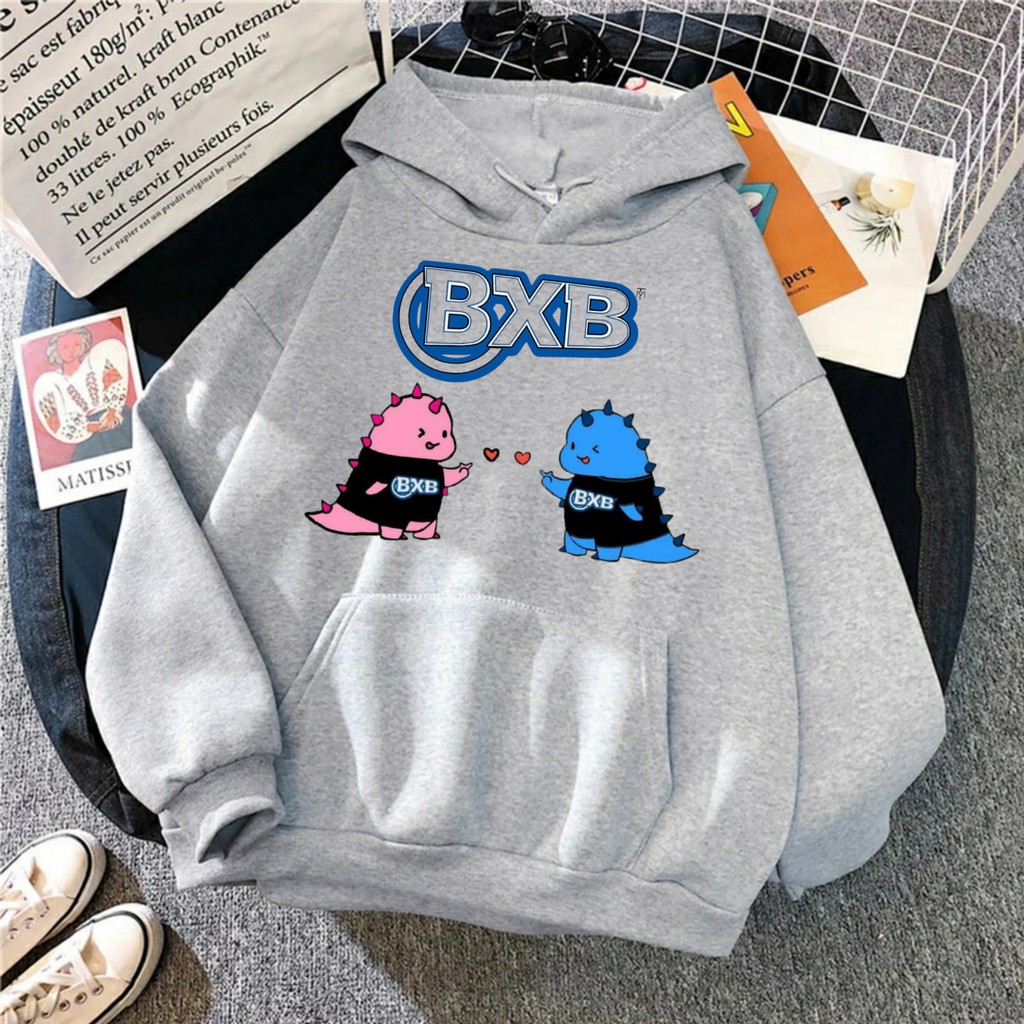 Hoodie BXB Betrand Peto Original Murah Jaket Bensu Wanita Warna Hitam Biru Oversize Size M L XL XXL