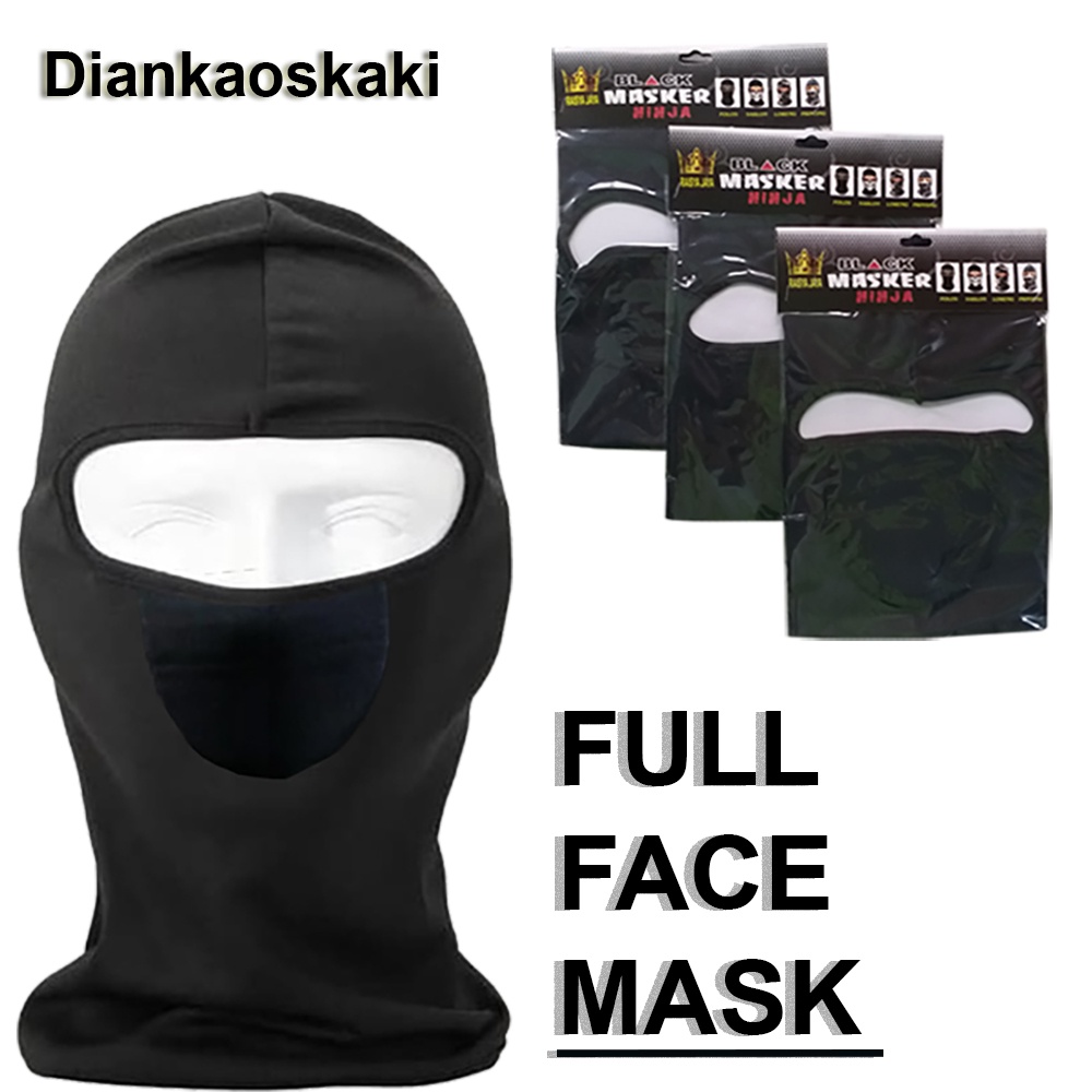 MASKER MOTOR NINJA BALACLAVA DEWASA - MASKER NINJA BERKENDARA