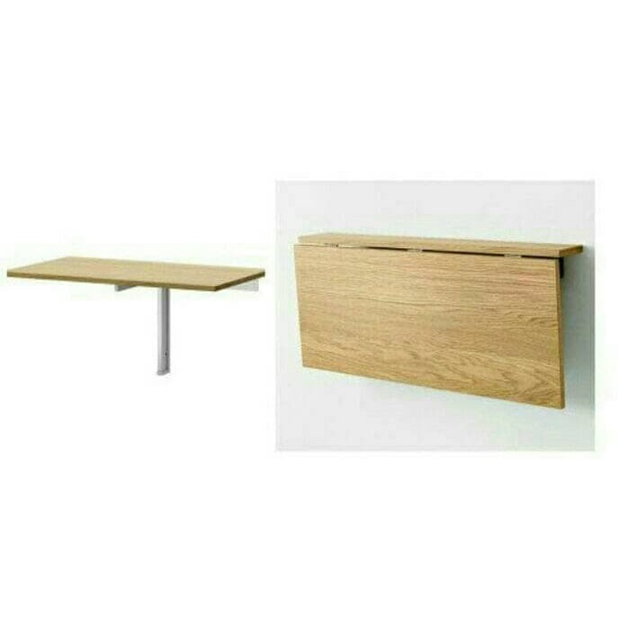 70x40 meja lipat tempel dinding belajar meja sudut