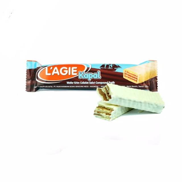 

COKELAT L'AGIE KAPAL WAFER 15 GRAM (ISI 12 BATANG)