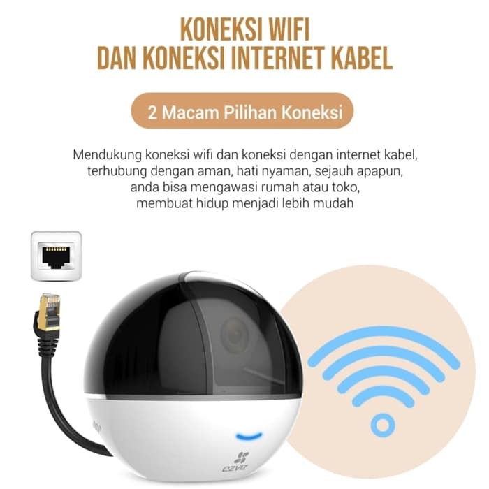 EZVIZ C6T IP Cam CCTV Wifi HD 2MegaPixels Night Vision BEST SELLER