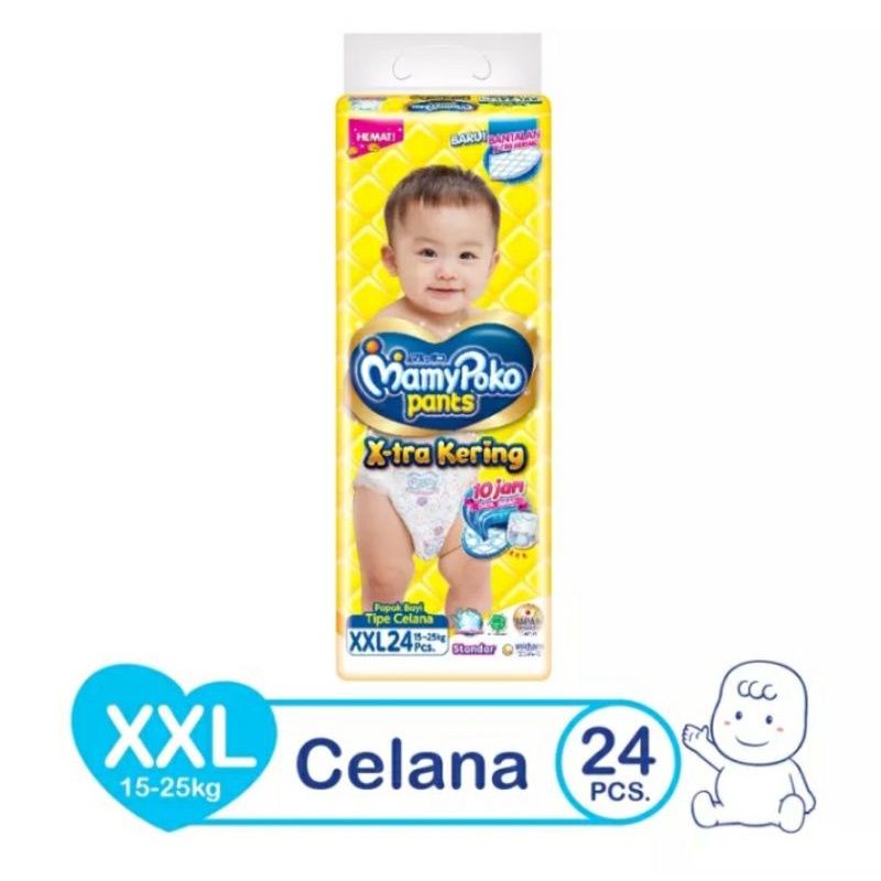 Mamy Poko Pants/Celana M 34, L 30, XL 26, XXL 24