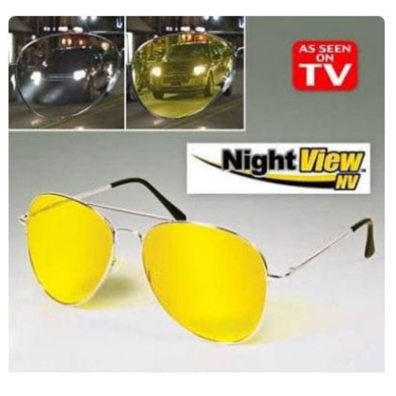 Kaca mata Malam /Night View Glasses Vision Kacamata Anti Silau di Malam Hari Anti UV/Hd Vison