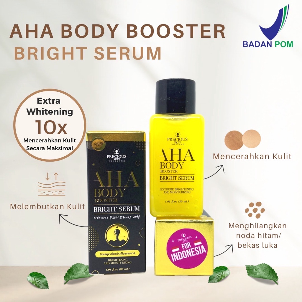 Serum AHA Precious Skin AHA Body Whitening Booster Serum 30 ml BPOM AHA Serum