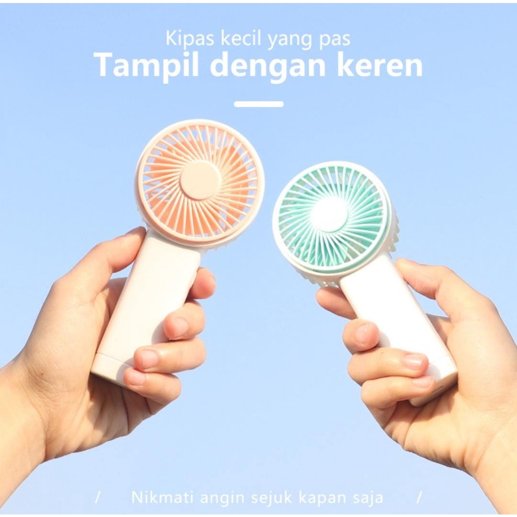 Kipas Genggam Tangan Lipat Handy Mini Fan Portable