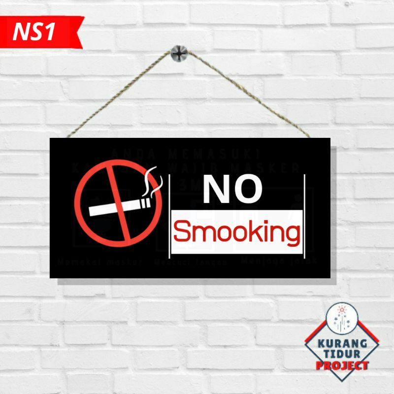 

Sign tanda papan open no smooking dilarang merokok-ns1