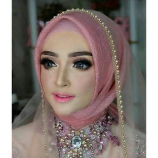 Slayer Pengantin Slayer Veil Mutiara Kerudung Slayer Pengantin Slayer Veil Mutiara Kerudung